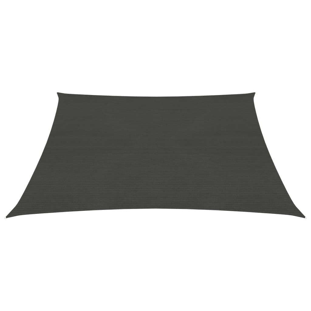 Vidaxl Zonnezeil 160 g m² 4,5x4,5 M HDPE Anthracite -färgad