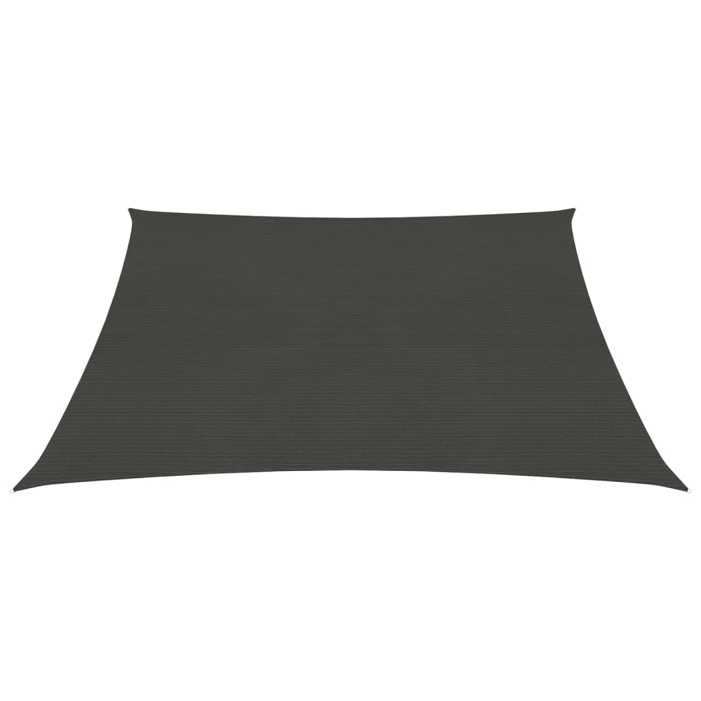 Vidaxl Zonnzeechen 160 g m² ass 7x7 m hdpe Anthracite -Colored