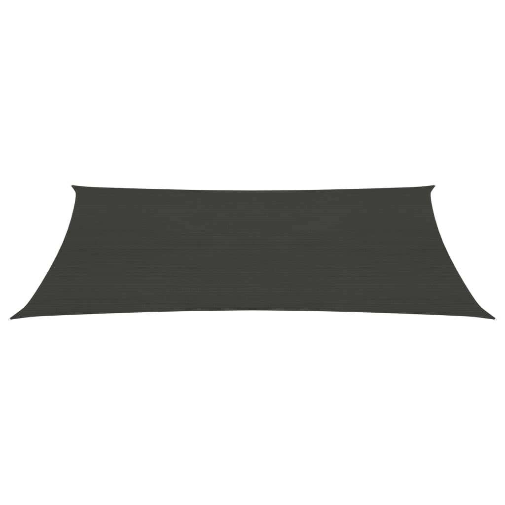 Vidaxl zonnezil 160 g m² 2,5x5 m anthracite HDPE -Colored