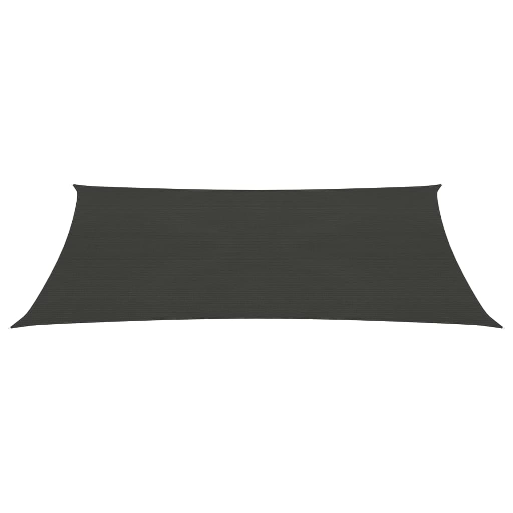 Vidaxl Zonnezeil 160 g m² 3x4 m HDPE Anthracite -Colored