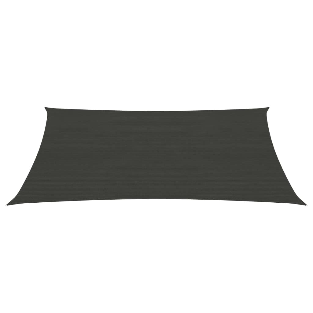 Vidaxl zonnezil 160 g m² 4x5 m anthracite hdpe -colored