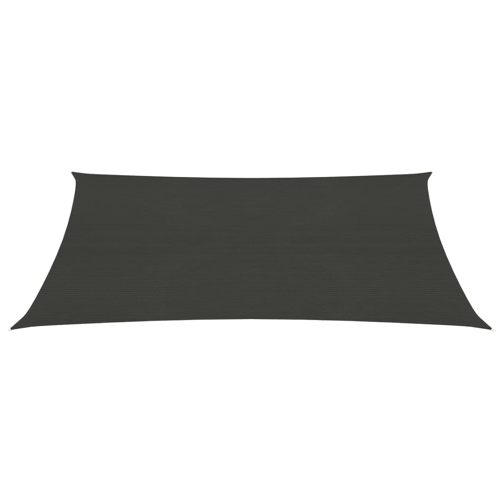 Vidaxl Zonnezeil 160 g m² 5x6 m HDPE anthracite -colored