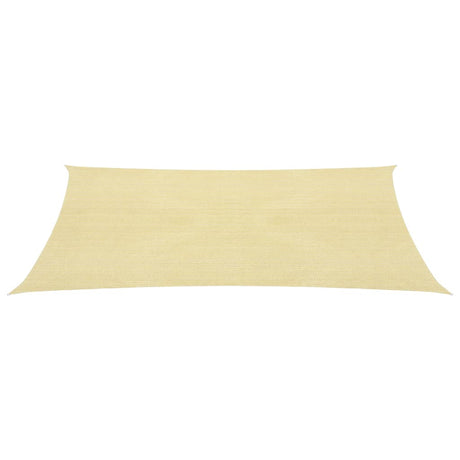 Vidaxl Zonnezeil 160 g m² 6x7 m HDPE beige