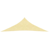 Vidaxl Zonnezeil 160 g m² 2,5x2,5x3,5 m beige HDPE