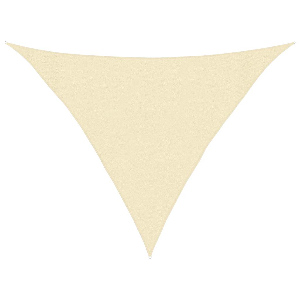 Vidaxl Zonnezeil 160 g m² 3x3x4.2 m HDPE cream -colored