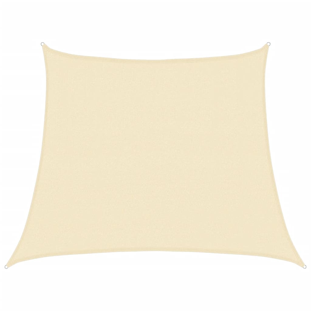 Vidaxl Zonnezeil 160 g m² 3 4x3 M HDPE Cream -Colored