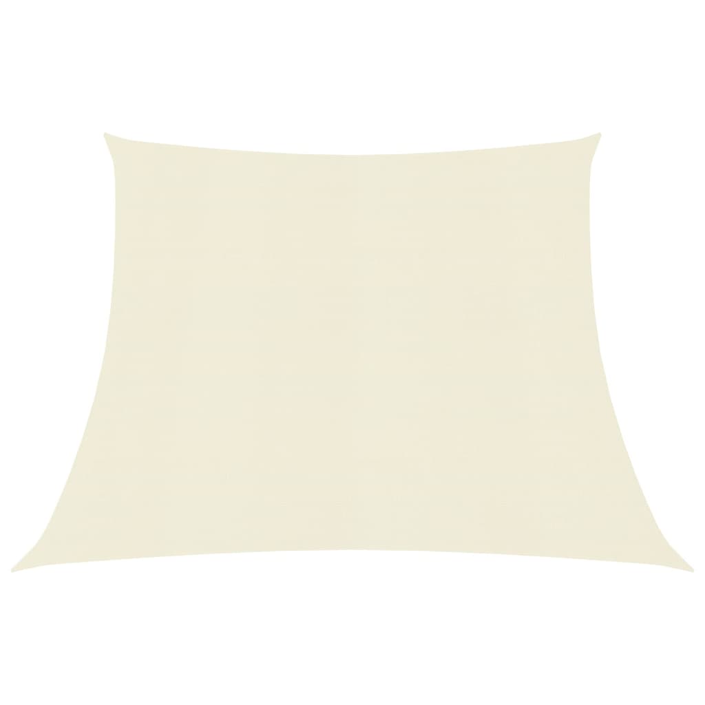 Vidaxl Zonnezeil 160 g m² 4 5x4 m HDPE Cream -colored