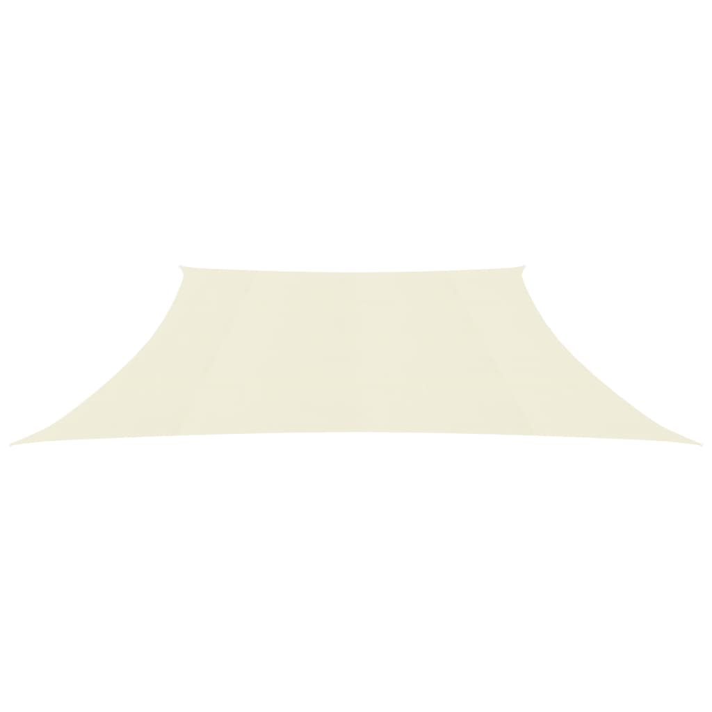 Vidaxl Zonnezeil 160 g m² 4 5x4 m HDPE Cream -colored