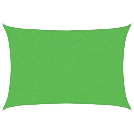 Vidaxl zonnezeil 160 g m² 2,5x3,5 m hdpe lichtgroen