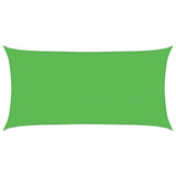 Vidaxl zonnezeil rechthoekig 160 g m² 2,5x5 m hdpe lichtgroen