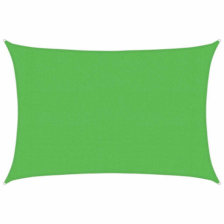 Vidaxl zonnezeil 160 g m² 3x4 m hdpe lichtgroen