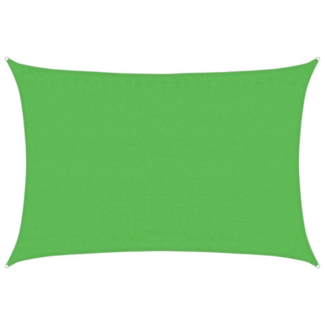 Vidaxl zonnezeil 160 g m² 3,5x4,5 m hdpe lichtgroen