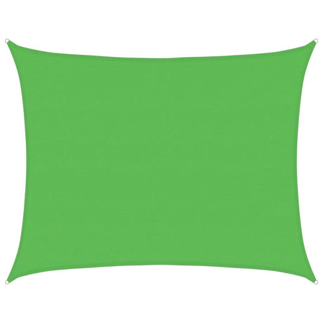 Vidaxl zonnezeil 160 g m² 6x8 m hdpe lichtgroen