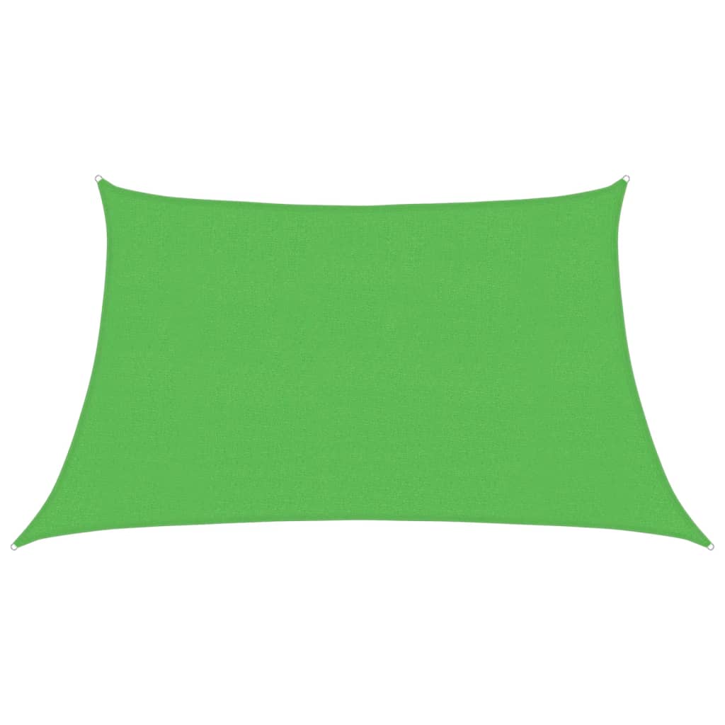 Vidaxl Zonnezeil 160 g m² 3 4x2 m HDPE Light Green