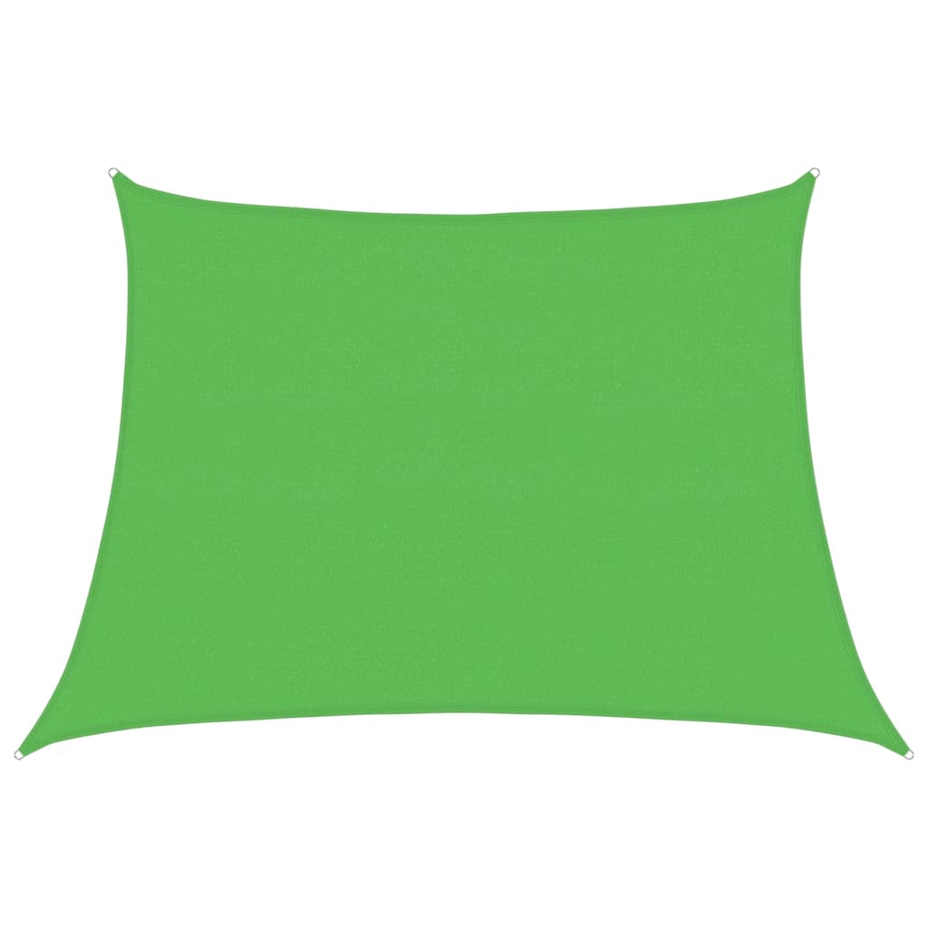 Vidaxl zonnezeil 160 g m² 4 5x3 m hdpe lichtgroen