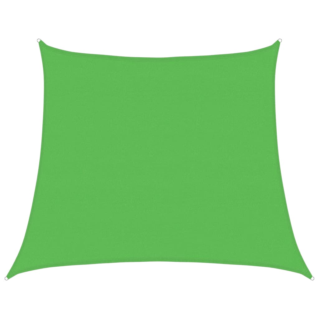 Vidaxl zonnezeil trapezium 160 g m² 4 5x4 m hdpe lichtgroen