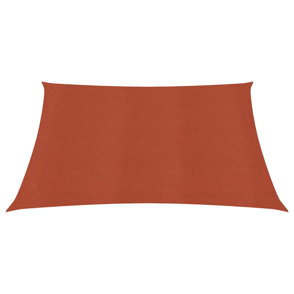 Vidaxl Zonnezeil 160 g m² 2x2 m HDPE Terracotta colored