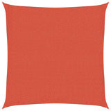 Vidaxl zonnezeil 160 g m² vierkant 2,5x2,5 m hdpe terracottakleurig