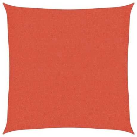 Vidaxl zonnezeil 160 g m² vierkant 2,5x2,5 m hdpe terracottakleurig