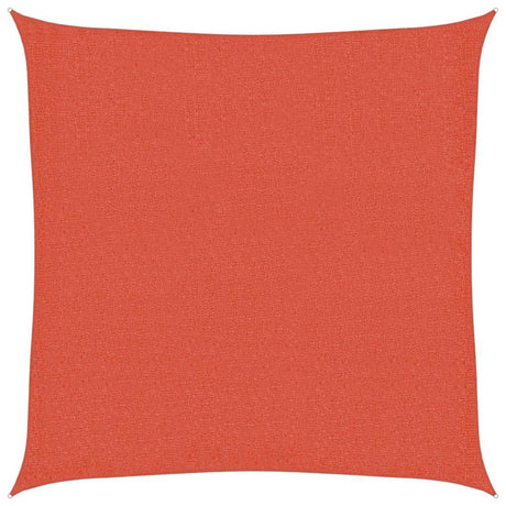 Vidaxl zonnezeil 160 g m² 3x3 m hdpe terracottakleurig