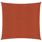 Vidaxl Zonnezeil 160 g m² square 3.6x3.6 m HDPE Terracotta colored