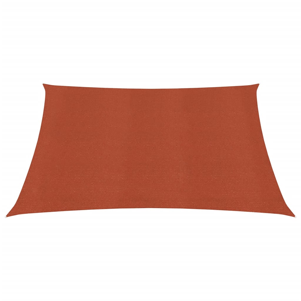 Vidaxl Zonnezeil 160 g m² square 3.6x3.6 m HDPE Terracotta colored