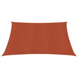 Vidaxl Zonnezeil 160 g m² kvadrat 3,6x3,6 m HDPE Terracotta farget