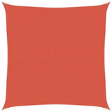 Vidaxl zonnezeil 160 g m² vierkant 4,5x4,5 m hdpe terracottakleurig