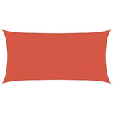 Vidaxl zonnezeil 160 g m² 2,5x5 m hdpe terracottakleurig