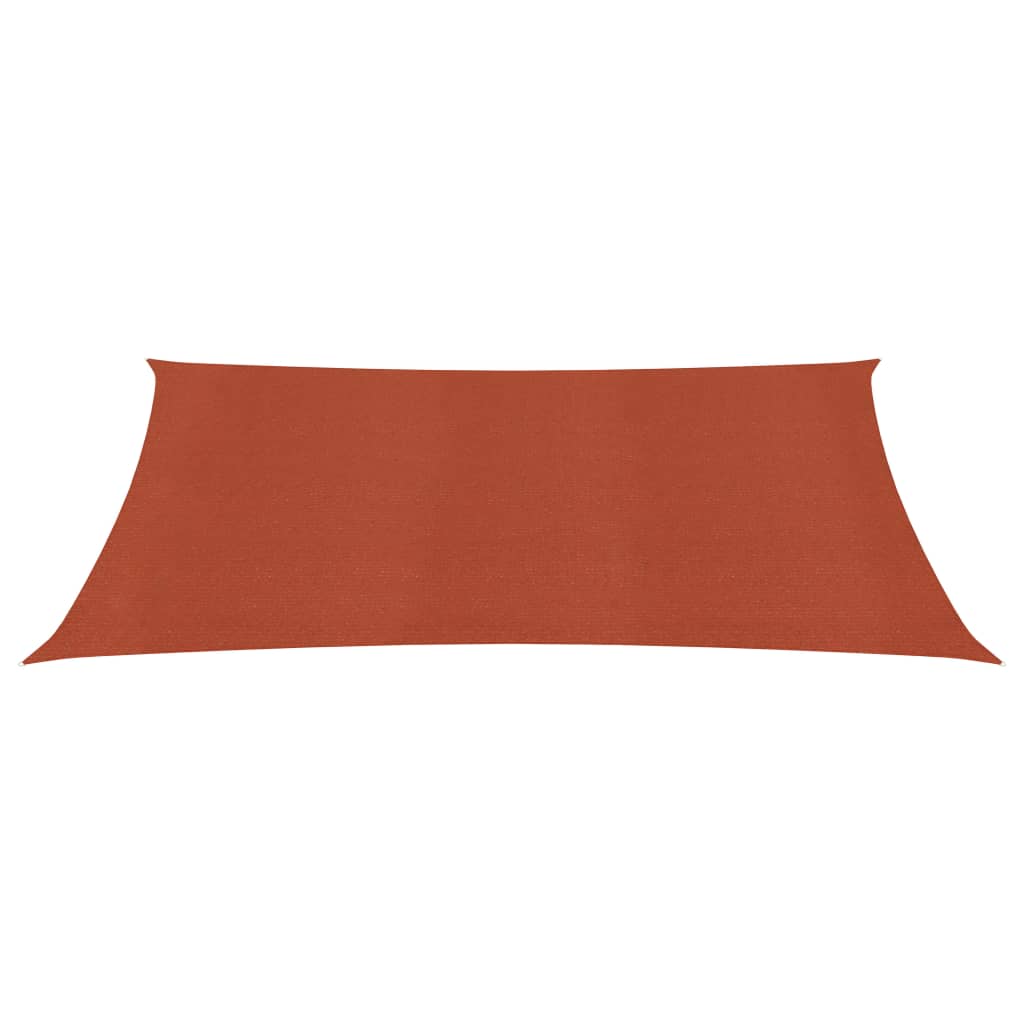 Vidaxl Zonnezeil 160 g m² 3x4 m HDPE Terracotta w kolorze