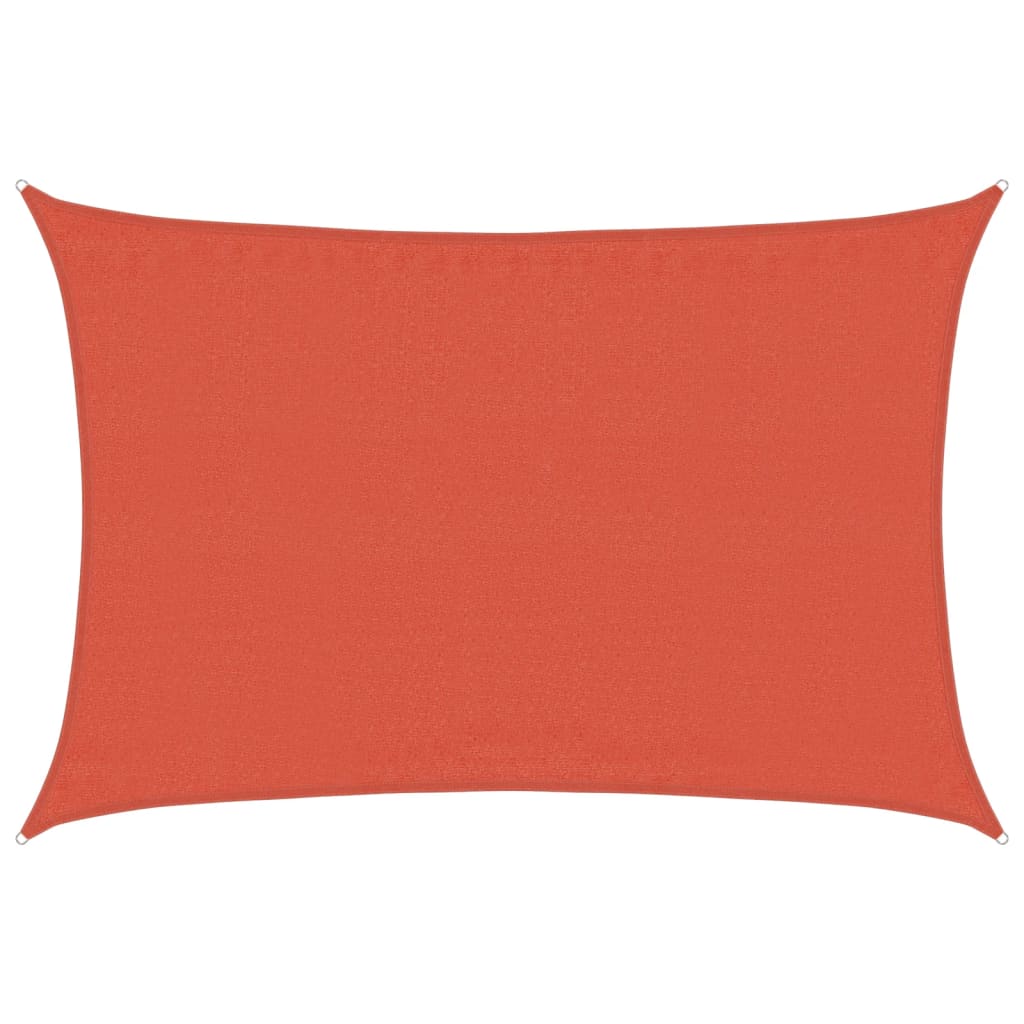 Vidaxl Zonnezeil 160 g m² Rectangular 3.5x4.5 M HDPE TERRACOTA -COLORED