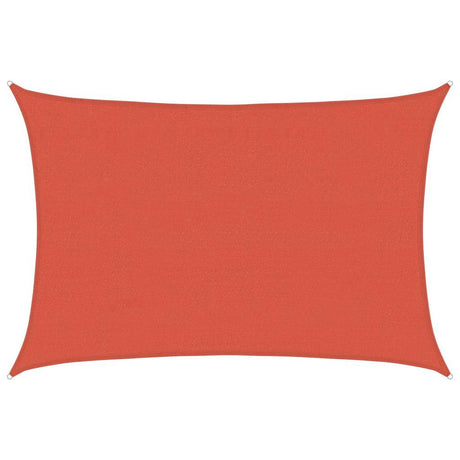 Vidaxl zonnezeil 160 g m² 4x5 m hdpe terracottakleurig