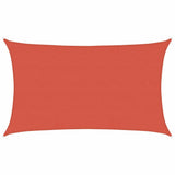 Vidaxl zonnezeil 160 g m² 5x8 m hdpe terracottakleurig