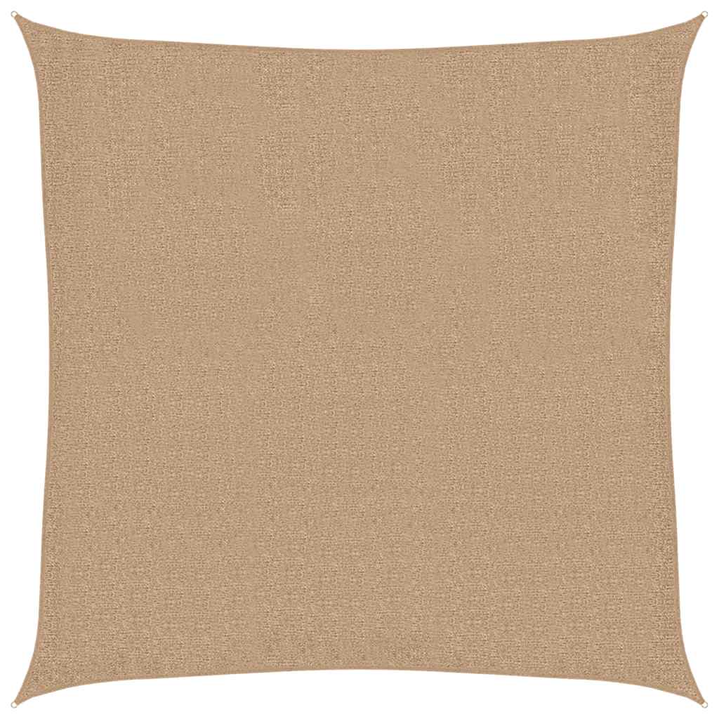 Vidaxl zonnezeil 160 g m² 2,5x2,5 m hdpe taupe