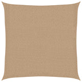 Vidaxl zonnezeil 160 g m² 2,5x2,5 m hdpe taupe