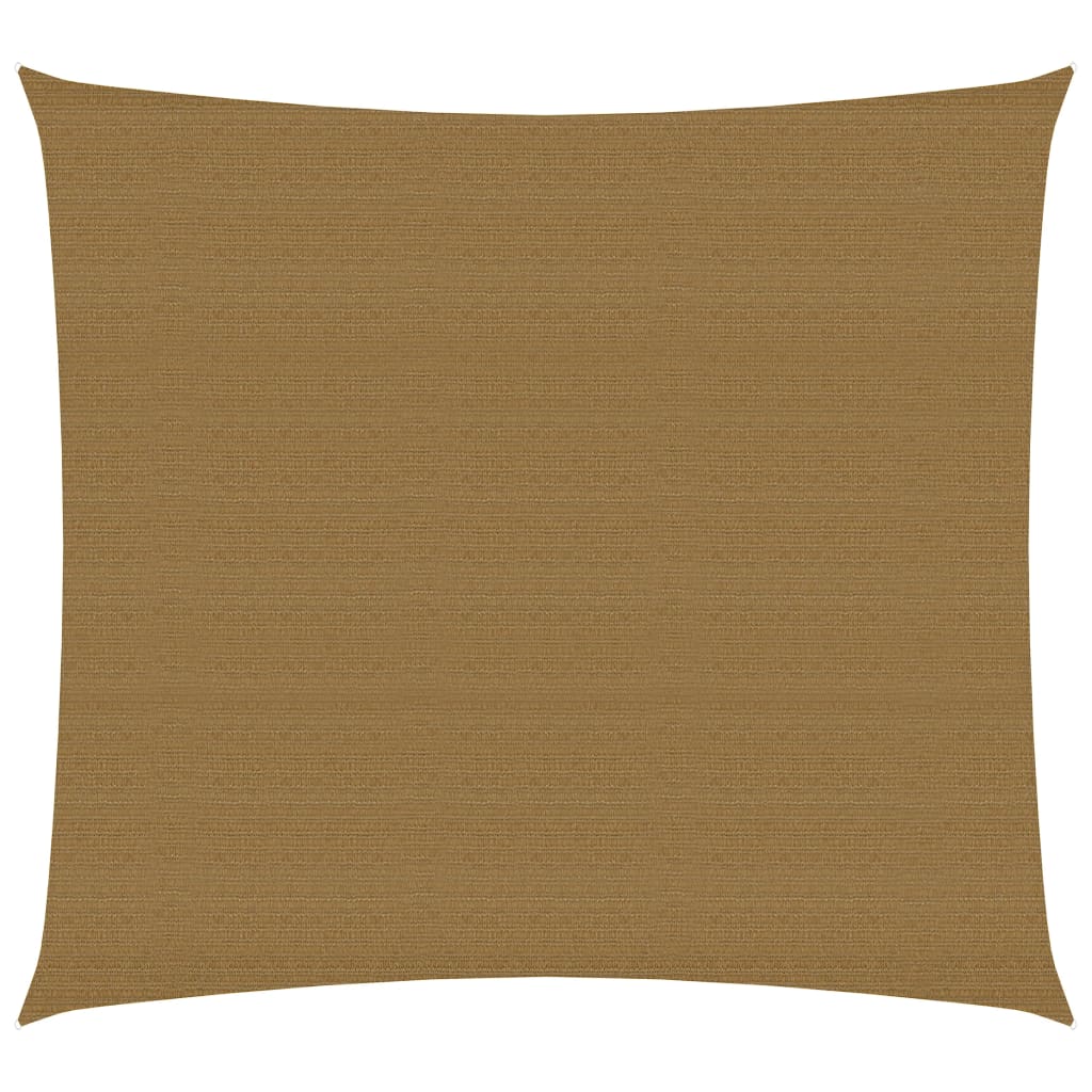 Vidaxl Zonnenzeechen 160 g m² 3.6x3.6 m hdpe Taupe