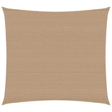 Vidaxl zonnezeil 160 g m² 4x4 m hdpe taupe