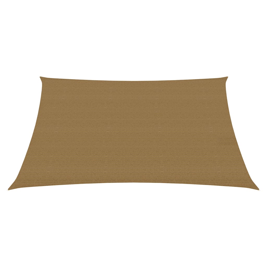 Vidaxl Zonkezeil 160 g m² 7x7 m Hdpe Taupe