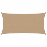 Vidaxl zonnezeil 160 g m² 2x3,5 m hdpe taupe