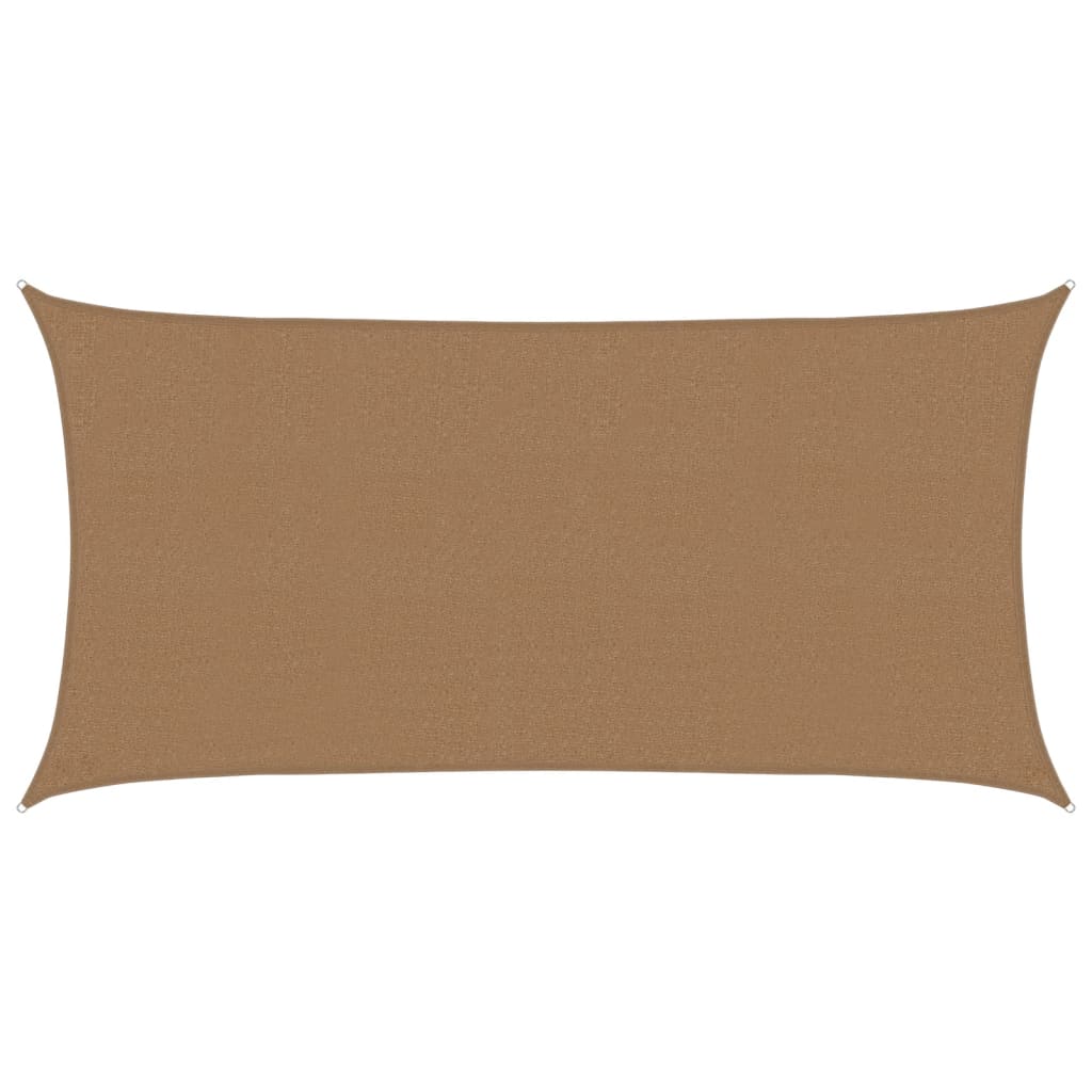 Vidaxl zonnenze 160 g m² 14x4 m Hdpe Taupe