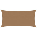 Vidaxl Zonnenzeechen 160 g m².5x5 m Hdpe Taupe