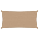 Vidaxl zonnezeil 160 g m² 2,5x5 m hdpe taupe