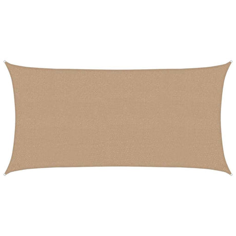 Vidaxl zonnezeil 160 g m² 2,5x5 m hdpe taupe