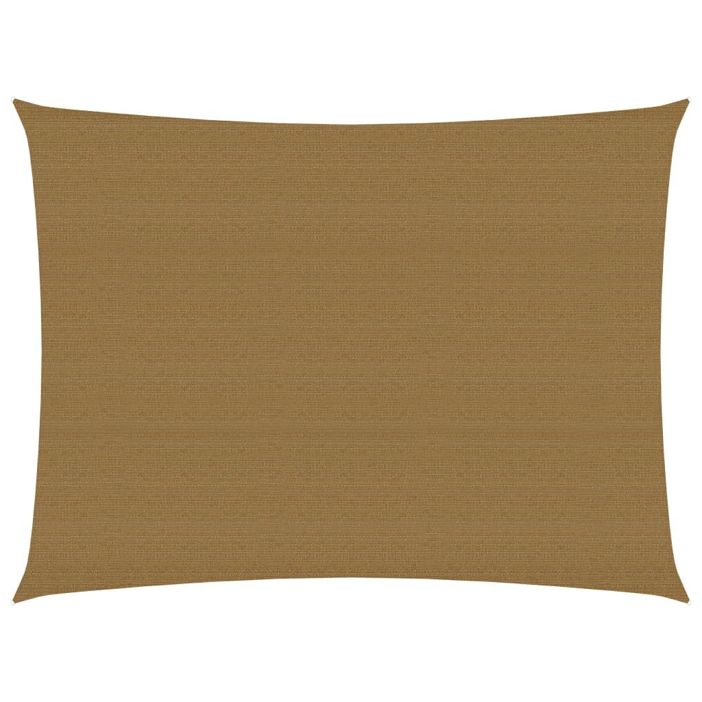 Vidaxl Zonnenzeechen 160 g m² 3x4 m HDPE Taupe