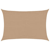Vidaxl zonnezeil 160 g m² 3,5x4,5 m hdpe taupe