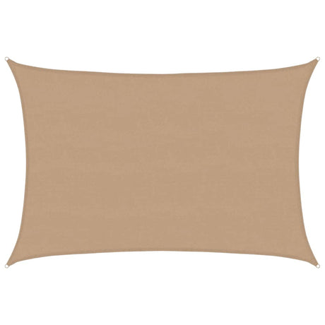 Vidaxl zonnezeil 160 g m² 5x7 m hdpe taupe