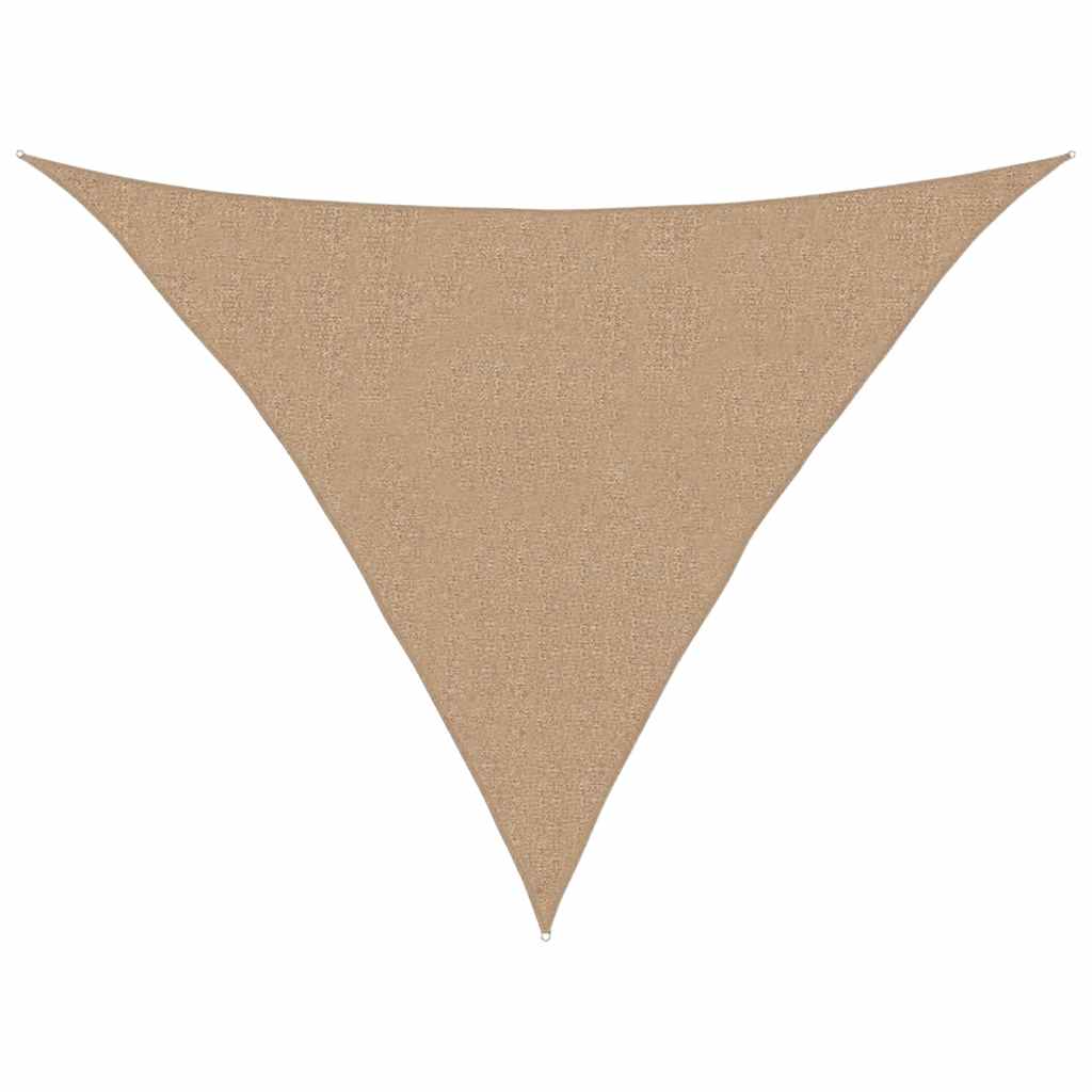 Vidaxl zonnezeil 160 g m² 2,5x2,5x3,5 m hdpe taupe