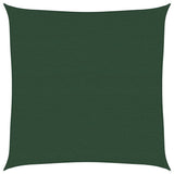 Vidaxl Zonnezeil 160 g m² 4x4 M HDPE Dark Green