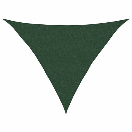 Vidaxl zonnezeil 160 g m² 2,5x2,5x3,5 m hdpe donkergroen