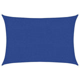 Vidaxl zonnezeil 160 g m² 2x3 m hdpe blauw